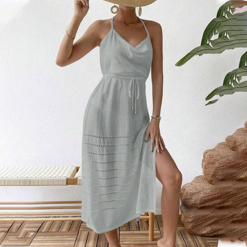 Damen luftiges Strandkleid mit verstellbarem Träger Echo Archiv