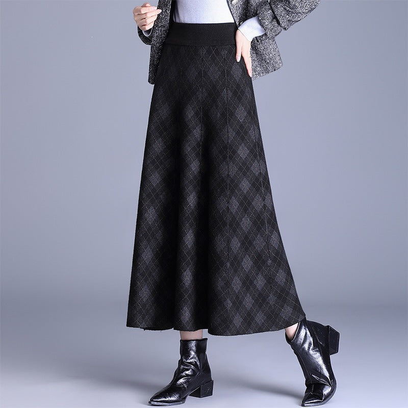 Damen Eleganter Maxirock mit geometrischem Muster Echo Archiv