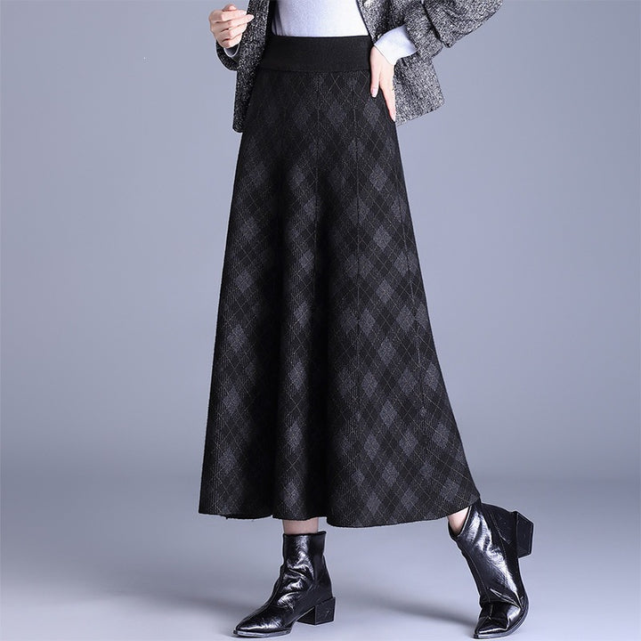 Damen Eleganter Maxirock mit geometrischem Muster Echo Archiv