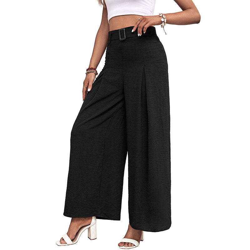 Damen Weitgeschnittene Hose mit Taillenkordel Echo Archiv