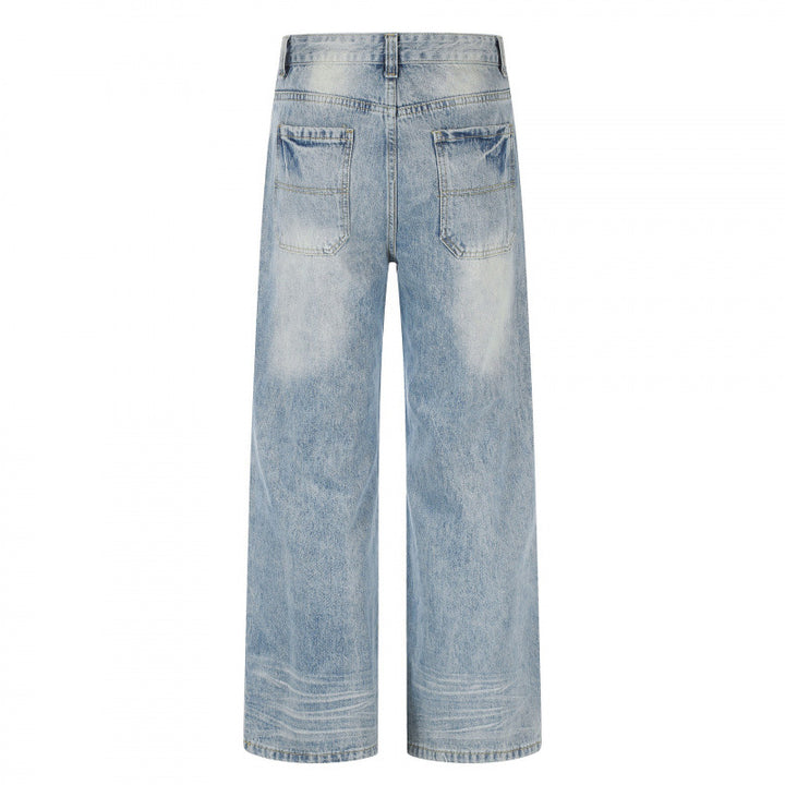 Damen Kurz geschnittene High‑Waist Culotte-Jeans mit weitem Bein, Retro‑Wash und softer Denimqualität Echo Archiv