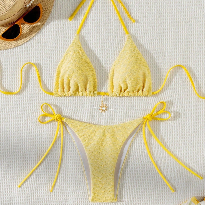 Damen Triangel-Bikini mit zarten Rüschendetails Echo Archiv
