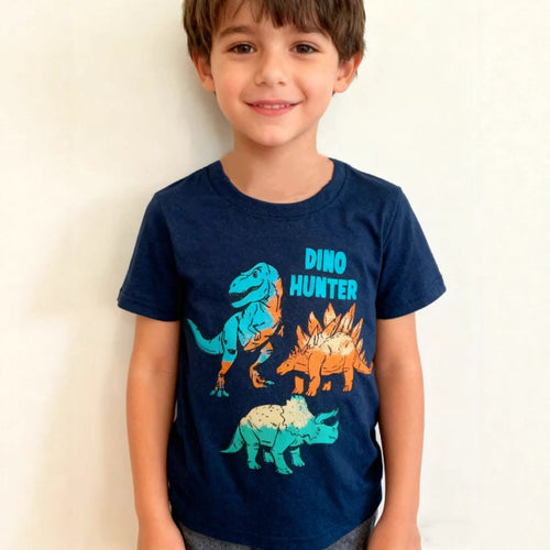 Jungen T-Shirt mit kreativem Dinosaurier-Design Echo Archiv