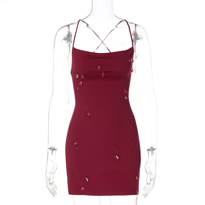 Damen Figurbetontes Minikleid mit transparenten Akzenten Echo Archiv