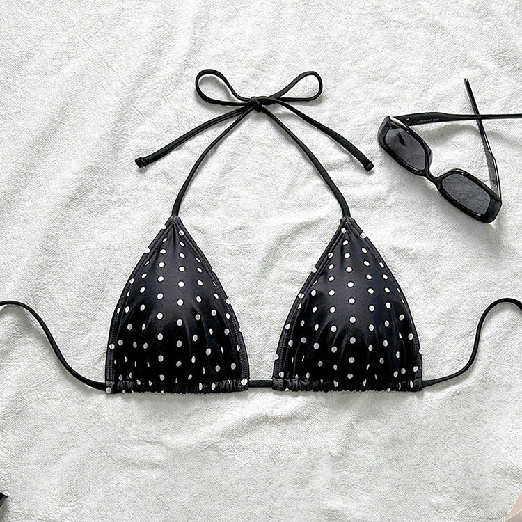 Damen Triangel-Bikinioberteil mit lässigen Bindebändern Echo Archiv