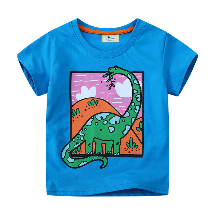 Jungen T-Shirt mit kreativem Dinosaurier-Motiv Echo Archiv