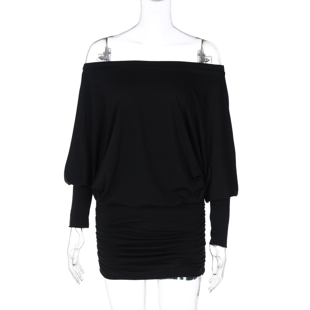 Damen Off-Shoulder Minikleid mit lässigem Schnitt und weichem Material Echo Archiv