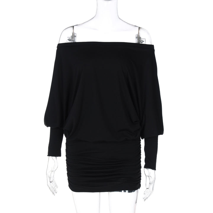 Damen Off-Shoulder Minikleid mit lässigem Schnitt und weichem Material Echo Archiv