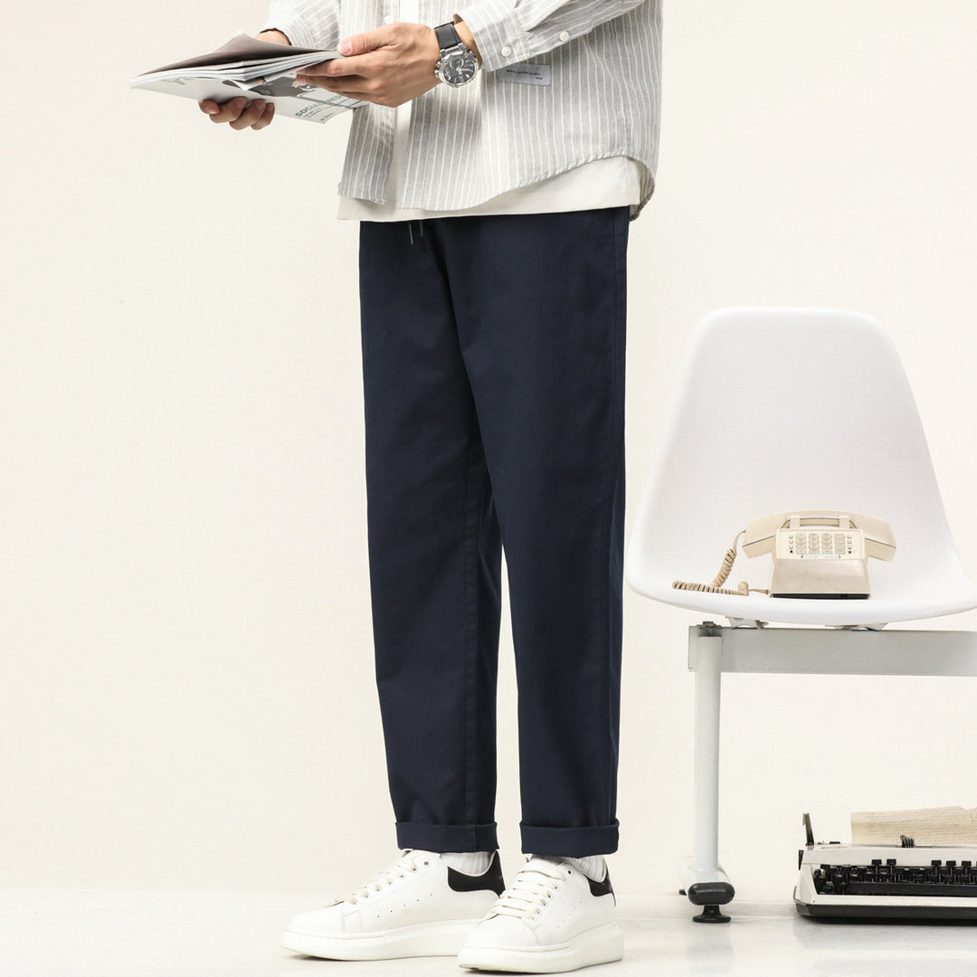Herren bequeme Freizeithose mit elastischem Bund und praktischen Taschen Echoarchiv