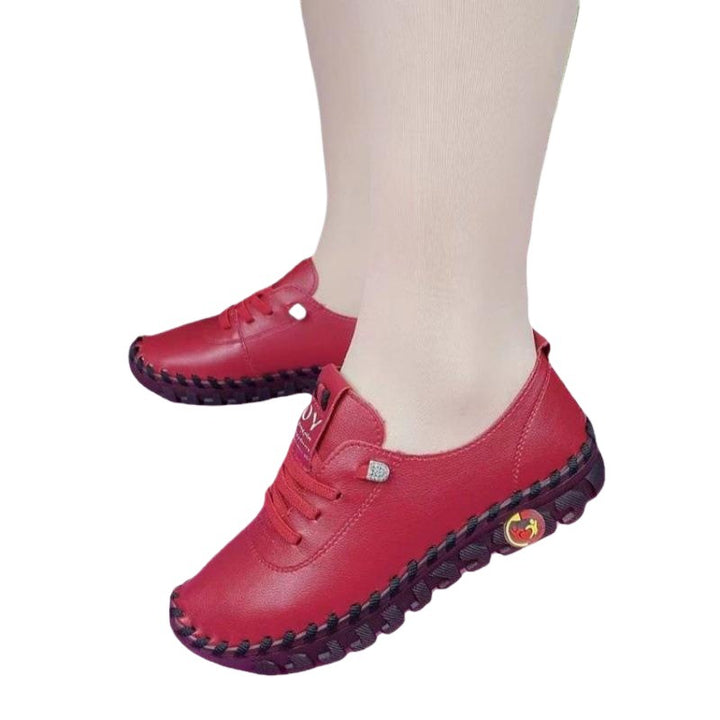 Damen nan komfortable handgenähte Slipper-Sneaker mit ergonomischem Fußbett und profillaufsohle Echo Archiv