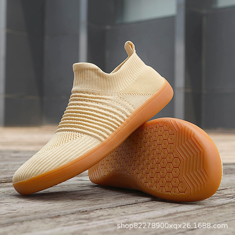 Unisex nan sockenähnlicher Stricksneaker mit elastischem Schaft und rutschfester Gummisohle Echo Archiv