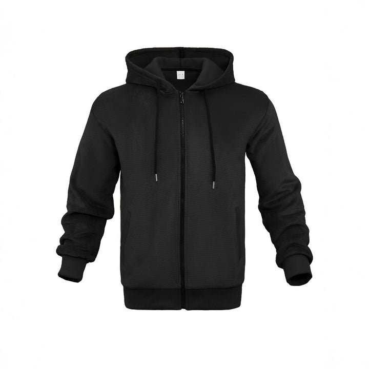 Herren Sportliche Kapuzenjacke mit atmungsaktivem Mesh-Material Echoarchiv