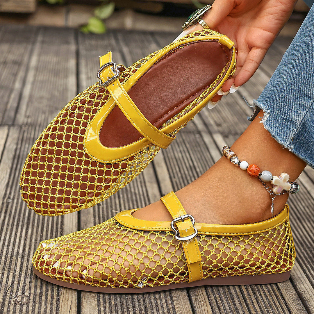 Damen Netzschuhe mit elegantem Riemen Echoarchiv