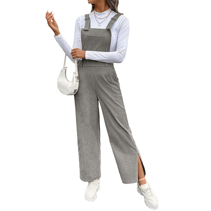 Damen Lässiger Baumwoll-Jumpsuit mit breiten Beinen Echo Archiv