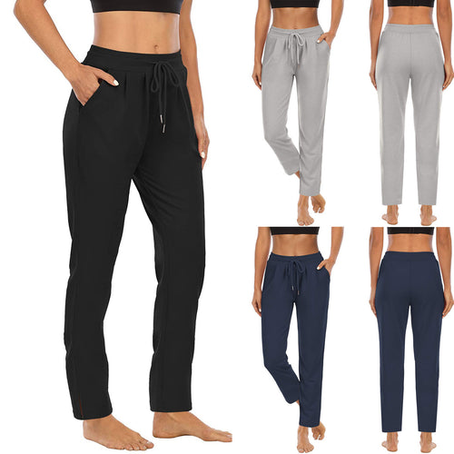Damen nan lässige Jogginghose mit hoher Taille, Kordelzug und praktischen Seitentaschen Echo Archiv