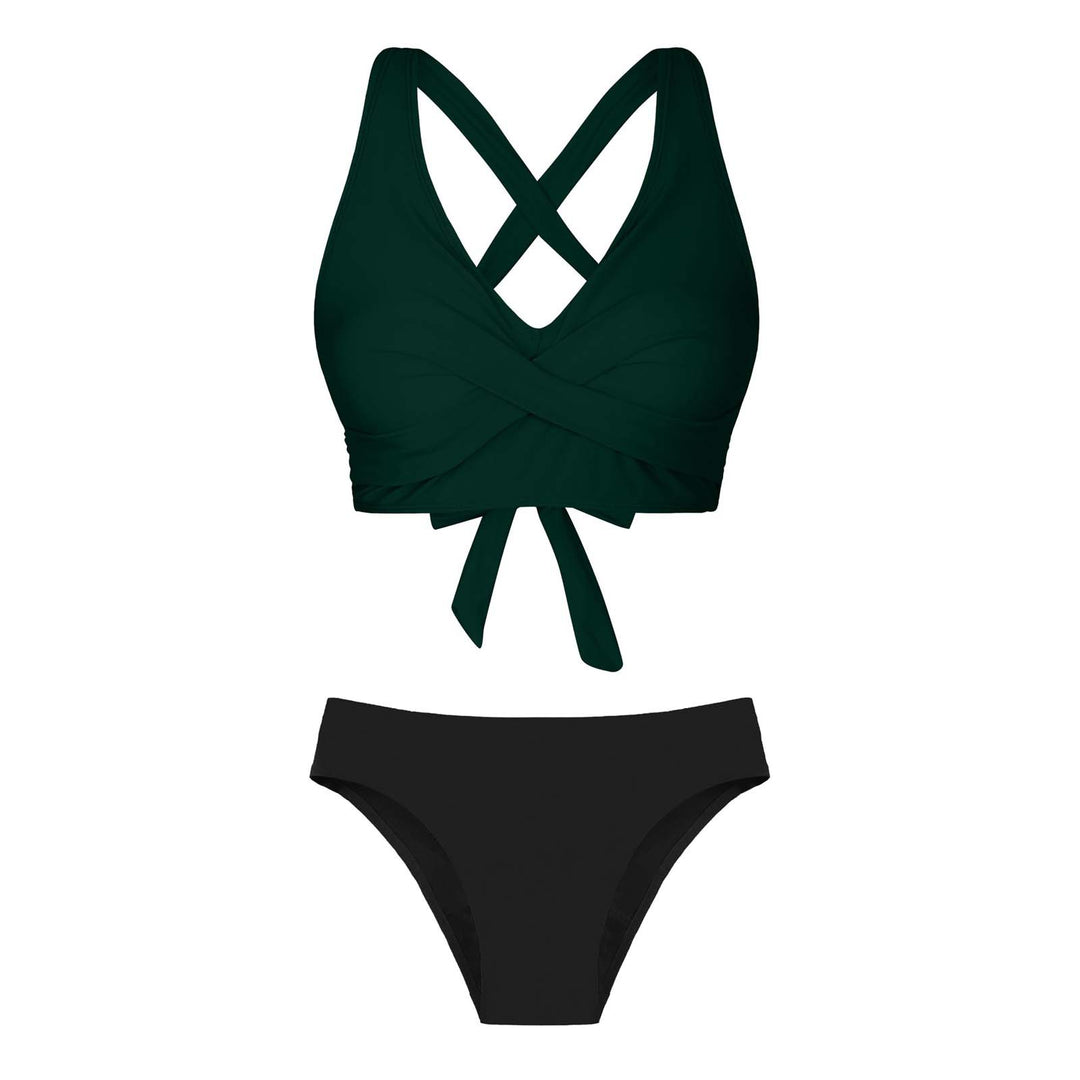Damen Zweiteiliger Badeanzug mit floralem Design Echo Archiv