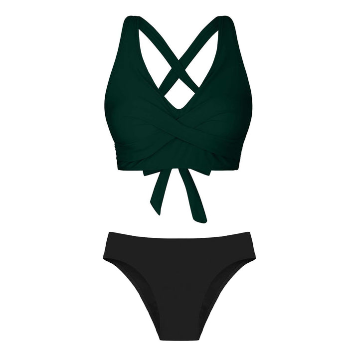 Damen Zweiteiliger Badeanzug mit floralem Design Echo Archiv
