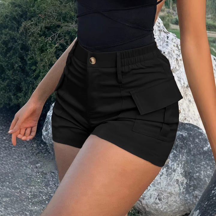 Damen Cargo-Shorts mit elastischem Bund und praktischen Seitentaschen Echo Archiv