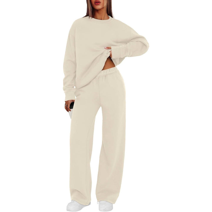 Damen nan lässiges Sweatshirt und weite Jogginghose Set Echo Archiv