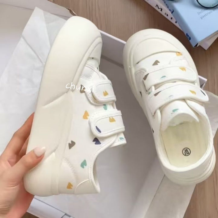 Damen Sportliche Sneaker mit praktischem Klettverschluss und modischem Denim-Obermaterial Echo Archiv