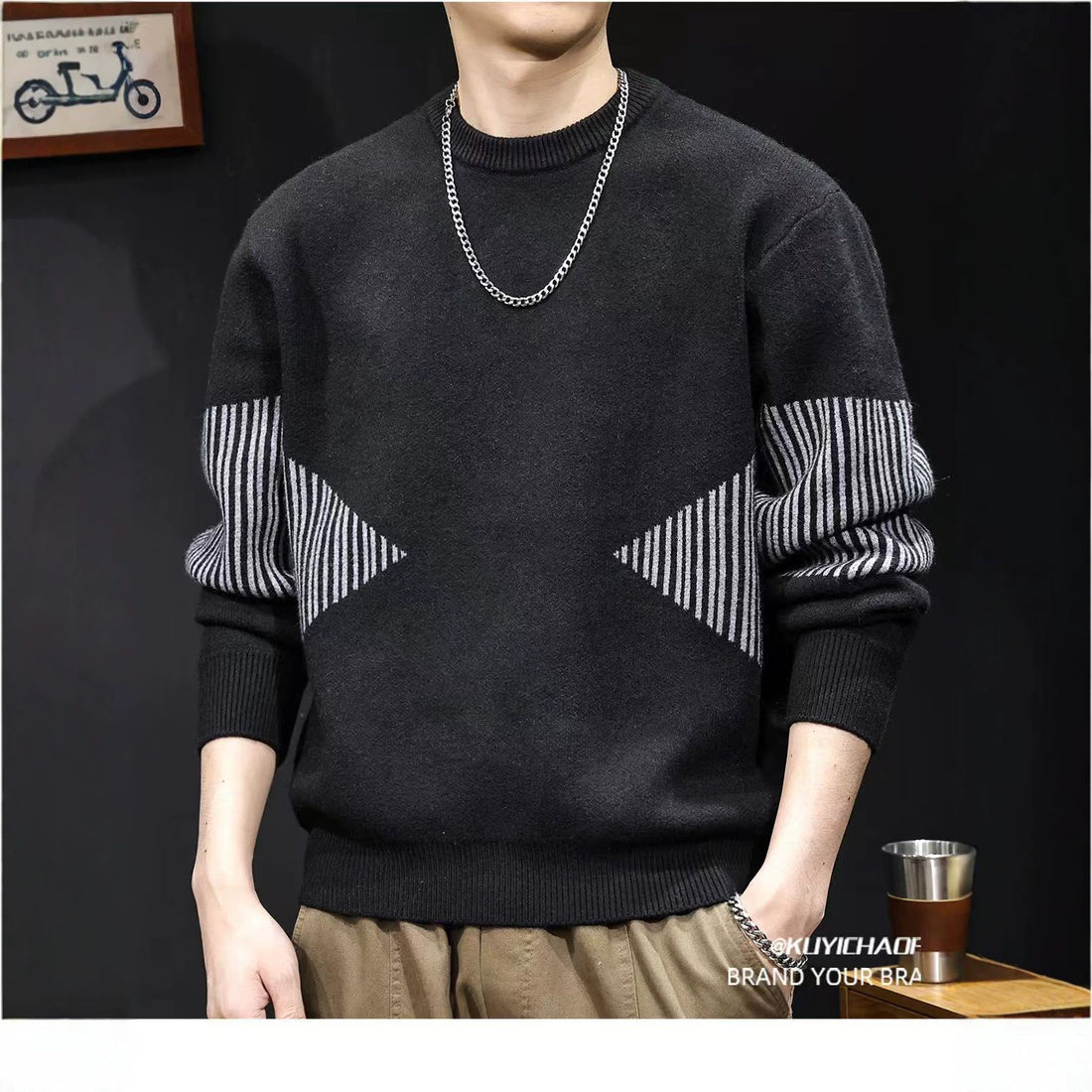 Herren Strickpullover Echoarchiv