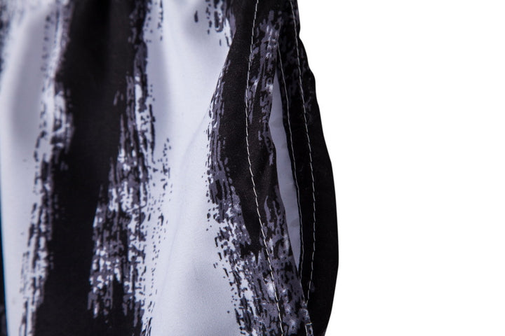 Herren Badeshorts mit modernem Streifenmuster und elastischem Bund Echoarchiv