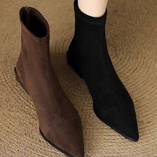 Damen Elegante spitze Stiefeletten mit flexiblem Schaft Echo Archiv