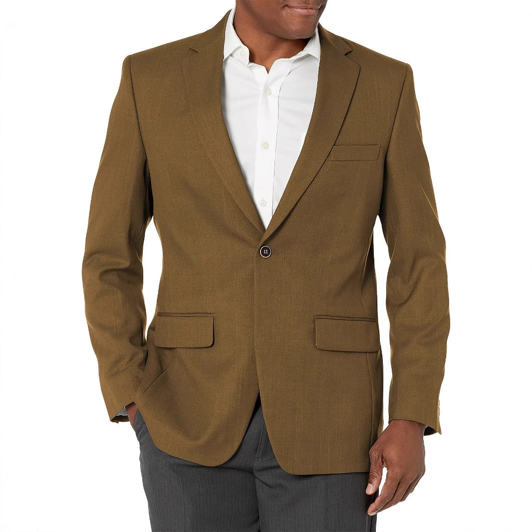 Herren Eleganter Anzugblazer mit feiner Textur und modernem Schnitt Echoarchiv