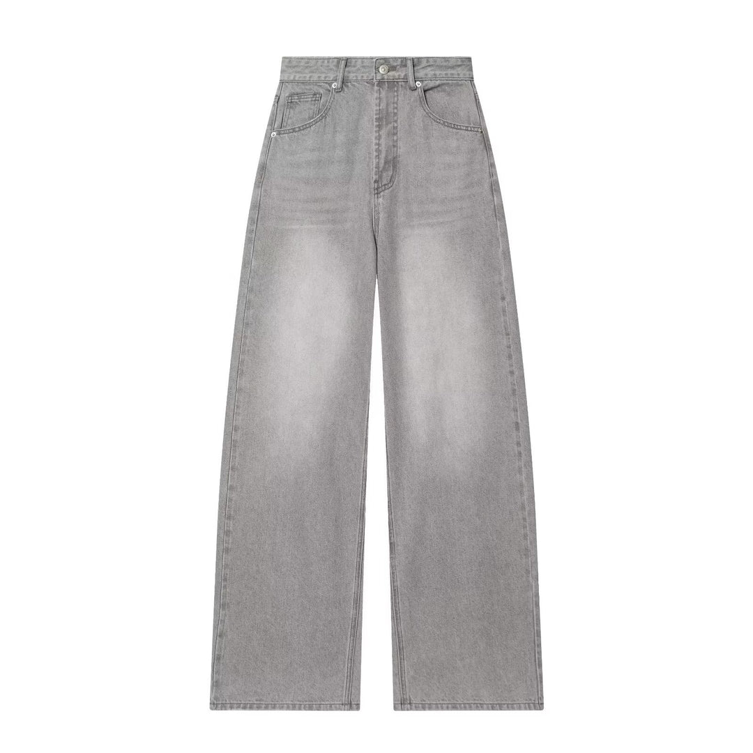Damen Weite Highwaist-Culottehose mit Five-Pocket-Design und fließender Leinenoptik Echo Archiv