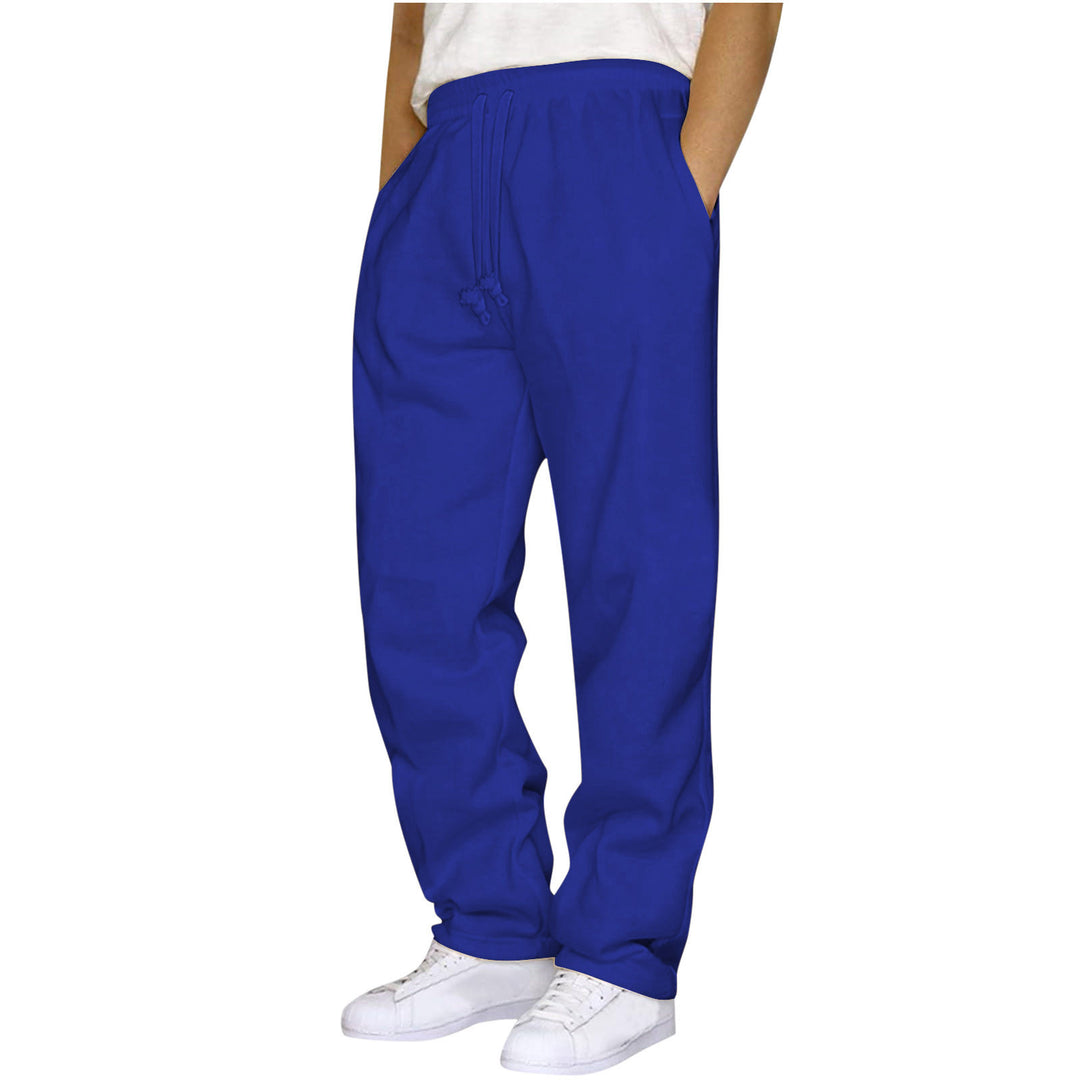 Damen ungekürzte Relax-Freizeithose mit hohem Komfortbund, innenliegendem Kordelzug und seitlichen Eingrifftaschen – Avélisse