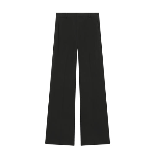 Damen nan hochtaillierte Wide-Leg Anzughose mit Bügelfalte und geradem Bein Echo Archiv