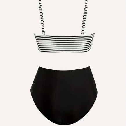 Damen Hochgeschnittenes Bikini-Set mit Wickel-Oberteil Echo Archiv