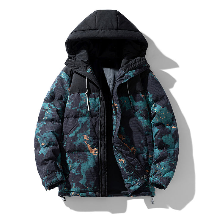 Herren warme Winter-Pufferjacke mit multifunktionalem Design Echoarchiv