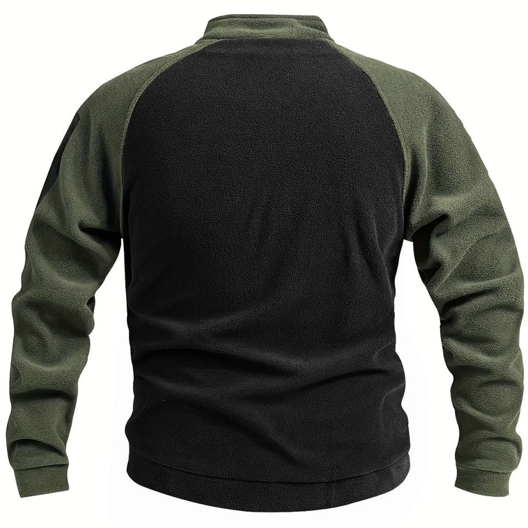 Herren Technischer Fleece-Combat-Pullover mit verstärkter Frontplatte & Schulterreißverschlüssen Echo Archiv