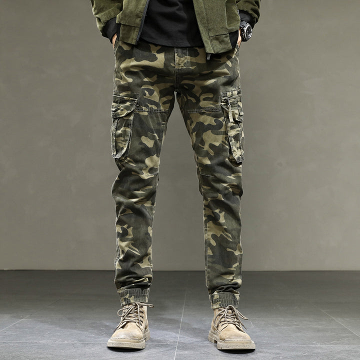 Herren Cargohose mit praktischen Taschen und elastischem Bündchen Echoarchiv