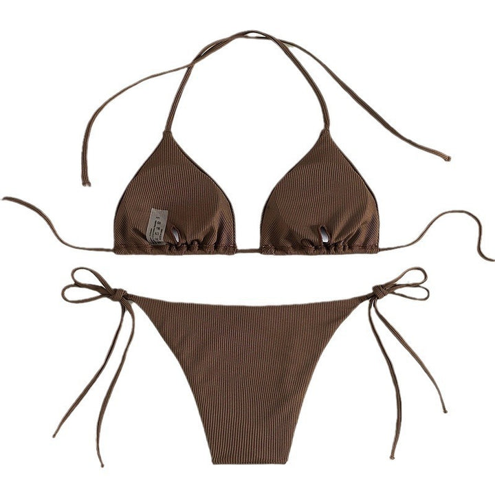 Damen Triangel-Bikini mit minimalistischem Design und verstellbaren Bändern Echo Archiv