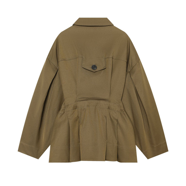 Damen nan oversized Utility-Jacke mit markanten Klappentaschen und Kordelzug Echo Archiv