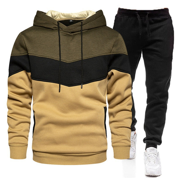 Herren modischer Sportpullover und Jogginghose Set Echoarchiv