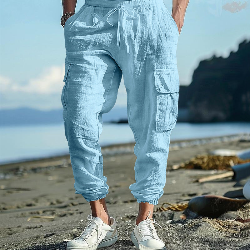 Herren Cargo-Hose mit elastischem Bund und praktischen Seitentaschen Echoarchiv 1759578019