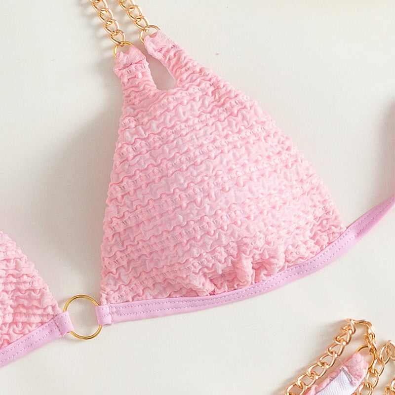 Damen Triangel-Bikini mit Kettenakzenten und raffiniertem Design Echo Archiv