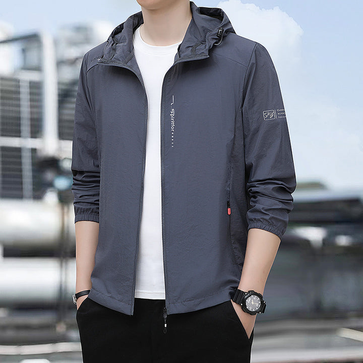 Herren Leichte wasserabweisende Outdoorjacke Echo Archiv