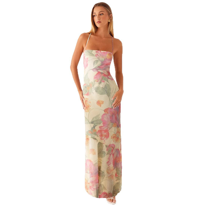 Damen Maxikleid mit floralem Muster Echo Archiv