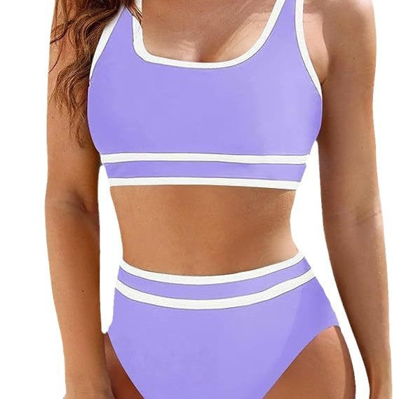 Damen Hochtailliertes Sport-Bikini-Set Echo Archiv