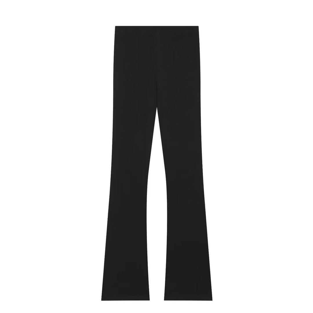 Damen Hochtaillierte Jersey‑Schlaghose mit elastischem Bund Echo Archiv