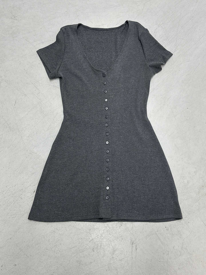 Damen Freizeitkleid mit durchgehender Knopfleiste und lockerer Passform Echo Archiv