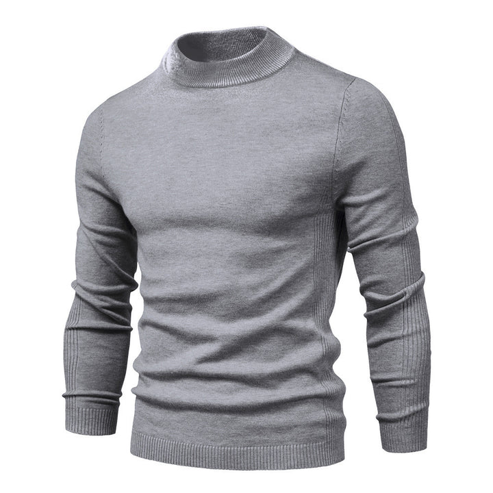 Herren stilvoller Rollkragenpullover aus weicher Merinowolle Echoarchiv