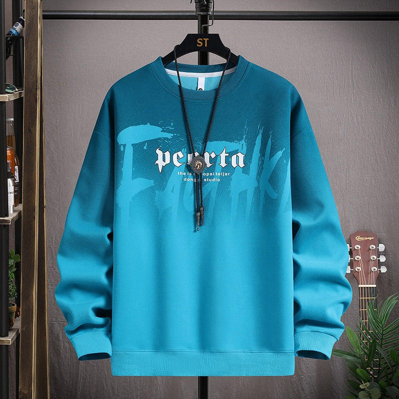 Herren lässiger Sweatshirt mit modernem Grafikdruck Echoarchiv