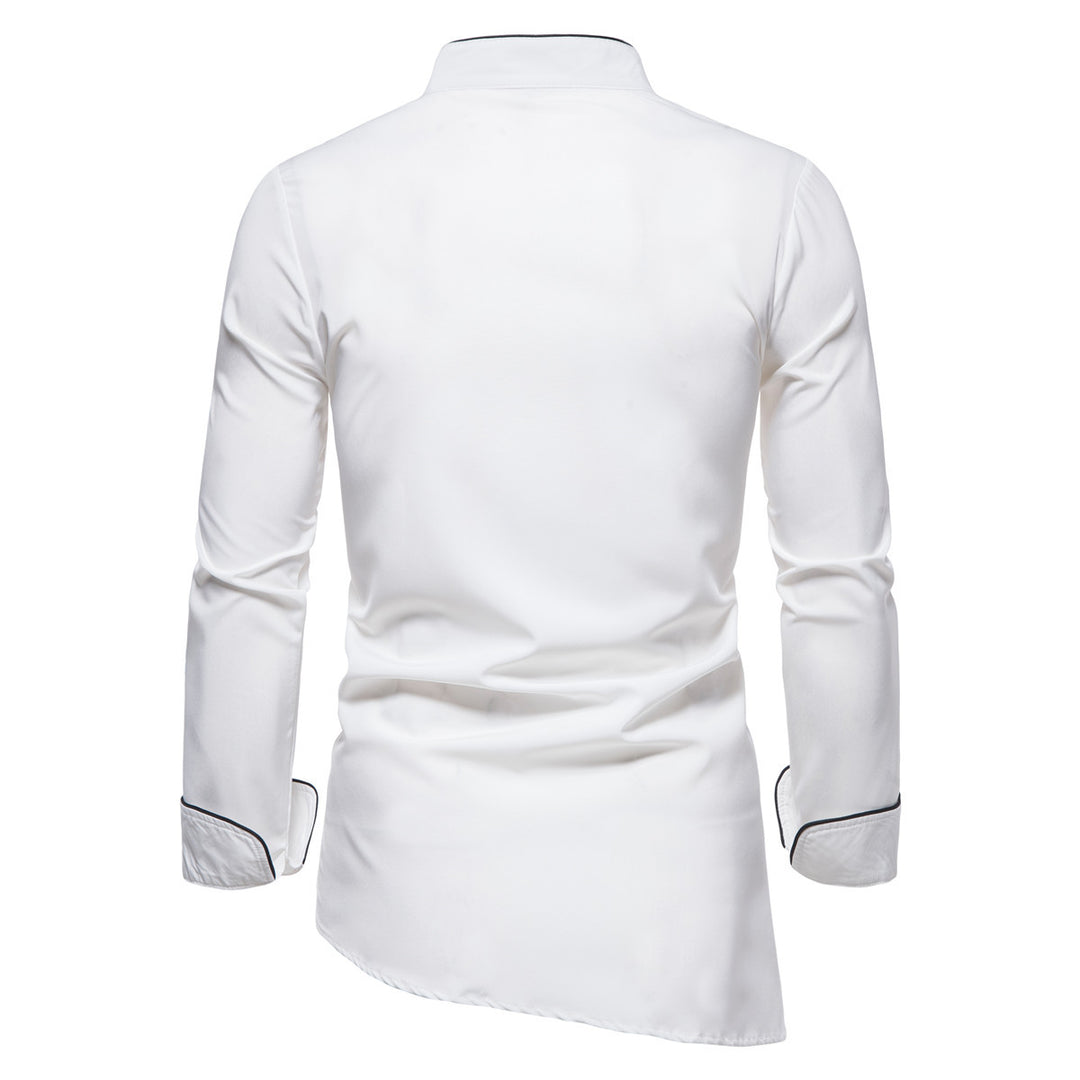 Herren Küchenjacke mit modernem Schnitt und elegantem Kragen Echoarchiv