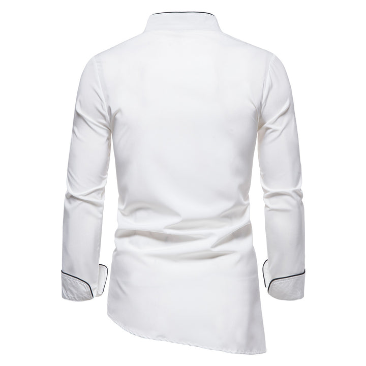 Herren Küchenjacke mit modernem Schnitt und elegantem Kragen Echoarchiv