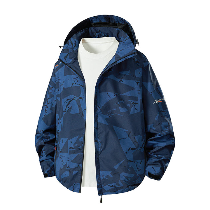 Herren Leichte Funktionsjacke mit Kapuze Echo Archiv